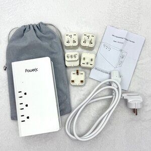 Powerjc International Po-Con103 300W Power Voltage Converter 3 US Plug + 3 USB